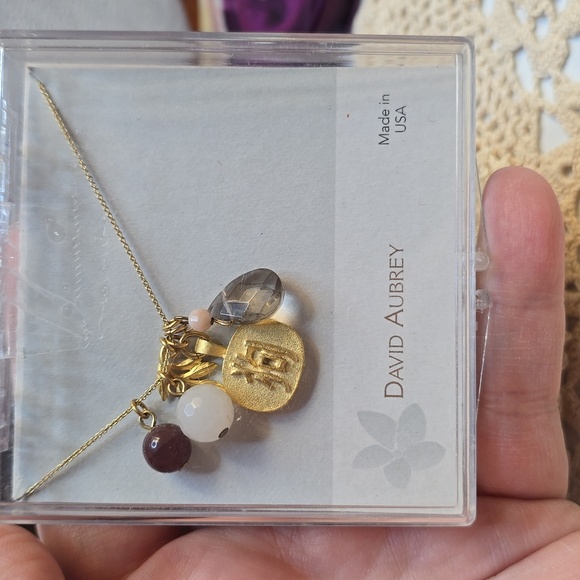 David Aubrey Chinese Dog Zodiac Charm Cluster Goldtone 16" Length - Picture 7 of 7